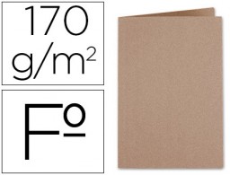 Subcarpeta cartulina kraft Liderpapel Folio 170 g/m²