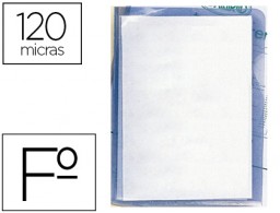 Carpeta dossier uñero Q-Connect Folio plástico transparente