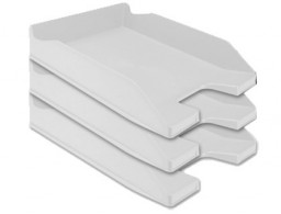 Bandeja sobremesa Q-Connect plástico gris