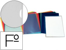 Carpeta dossier uñero Esselte Folio plástico transparente