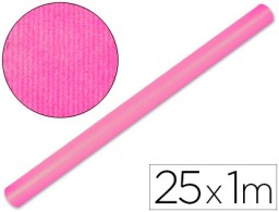 Papel kraft verjurado Liderpapel rosa rollo 25x1 m.