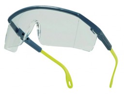 Gafas de protección policarbonato incoloro montura gris-amarilla