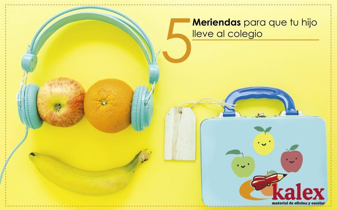 5 meriendas para que tu hijo lleve al colegio