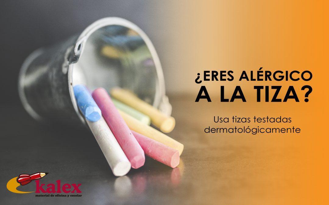 ¿Eres alérgico a la tiza? Usa tizas testadas dermatológicamente