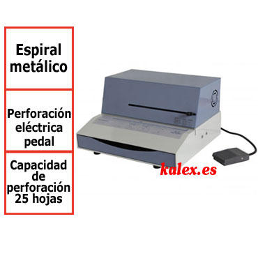 Encuadernadora eléctrica Mustang Spiral MG51E espiral