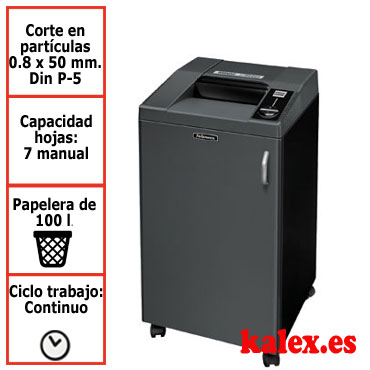 Destructora papel Fellowes 3250HS departamental uso continuo &4617201