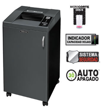 Destructora papel Fellowes 3250SMC microcorte uso continuo &4617301