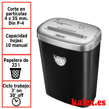 Destructora de papel Fellowes 53C para uso moderado 4653101