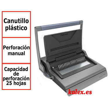 Encuadernadora Fellowes Galaxy canutillo de plástico