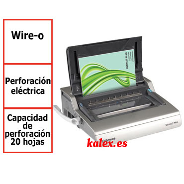 Encuadernadora eléctrica Fellowes Galaxy E Wire