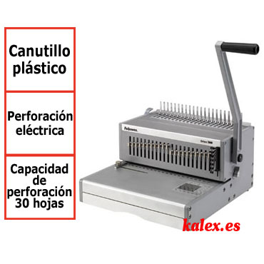 Encuadernadora eléctrica Fellowes Orion E canutillo de plástico