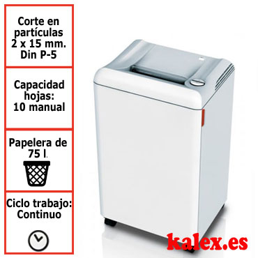 Destructora papel IDEAL 2503C2 microcorte departamental