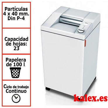 Destructora papel IDEAL 2604C departamental