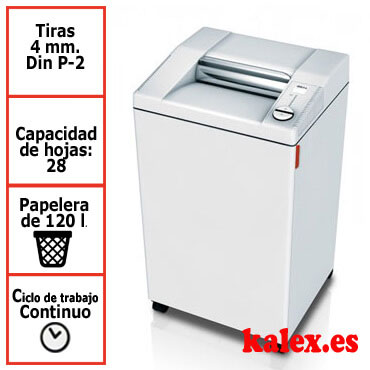 Destructora papel IDEAL 3104S departamental