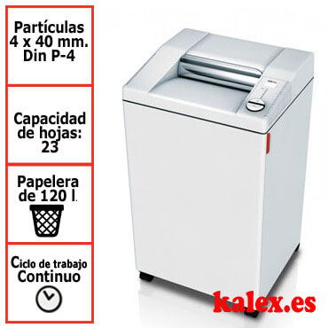 Destructora papel IDEAL 3104C departamental