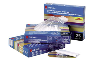 100 bolsas Rexel para destructora AS100 225l