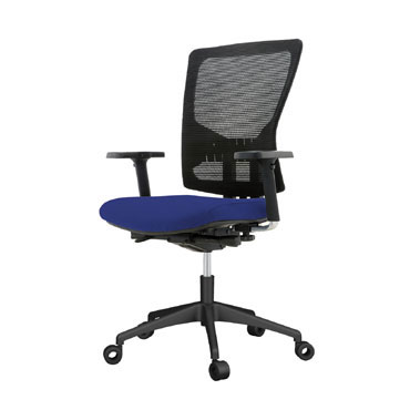 Silla oficina sincronizada 937 azul Rocada RD-937/3N