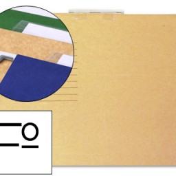 Carpeta colgante kraft Gio Folio visor superior
