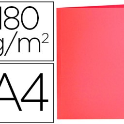 SC31 Subcarpeta cartulina Liderpapel A4 rojo pastel 180 g/m²