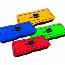 Borrador Liderpapel pizarra blanca 130x60mm. colores surtidos