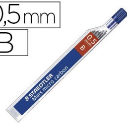 12 minas de grafito Staedtler Mars Micro 0,5mm. B