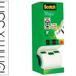 8 cintas adhesivas Scotch Magic 33m.x19 mm.