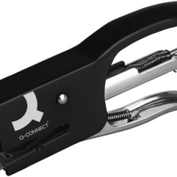 Grapadora Q-Connect de tenaza 12 hojas negra