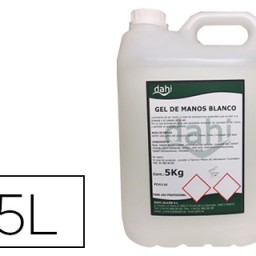 Gel de manos dahi nacarado 5l.