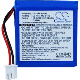 Bateria de litio LB-105 recargable para Safescan 155-S.