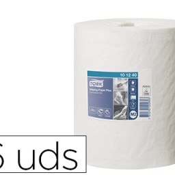 6 rollos papel secamanos Tork extra ancho 2 capas 160m.
