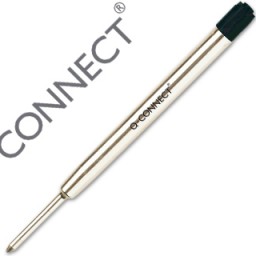 Recambio Q-Connect bolígrafo tipo Parker tinta negra