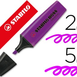 Marcador fluorescente Stabilo Boss Original tinta lavanda