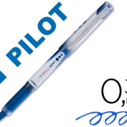 Bolígrafo roller Pilot V-ball Grip tinta azul 0,5 mm.