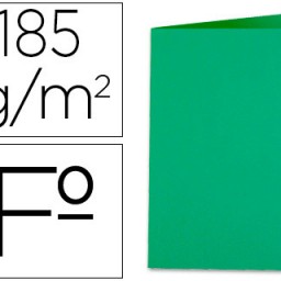 SC10 Subcarpeta cartulina Liderpapel Folio verde 180 g/m²
