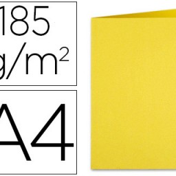 SC12 Subcarpeta cartulina Liderpapel A4 amarilla 180 g/m²