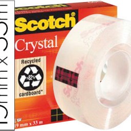 Cinta adhesiva Scotch cristal 33m.x19 mm.