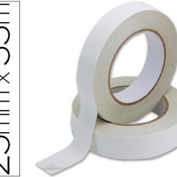 Cinta adhesiva Q-Connect doble cara 33m.x25mm.