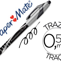 Bolígrafo Paper Mate Flexgrip Elite tinta gel negra