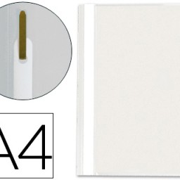 KF01658 Carpeta dossier fastener Q-Connect A4 PVC blanco