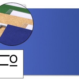 SF09 Carpeta colgante Liderpapel Folio azul