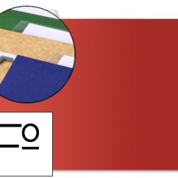 SF10 Carpeta colgante Liderpapel Folio roja