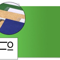 SF11 Carpeta colgante Liderpapel Folio verde