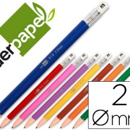 MI02 Portaminas Liderpapel 2mm. colores surtidos