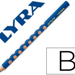 Lápiz de grafito Lyra Groove triangular B