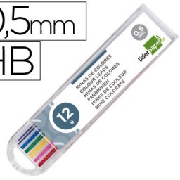 ML06 12 minas Liderpapel 0,5mm. colores surtidos
