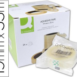 KF15085 Cinta adhesiva Q-Connect 33m.x19 mm. Encelofanada