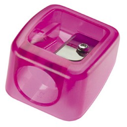 3160000 Sacapuntas M+R Jumbo plástico rectangular 1 orificio