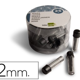 ML01 3 minas de grafito Liderpapel 2mm. para compás