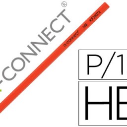 Lápiz de grafito Q-Connect hexagonal HB