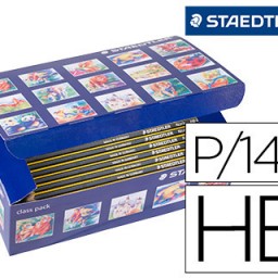 144 lápices de grafito Staedtler Noris hexagonal HB